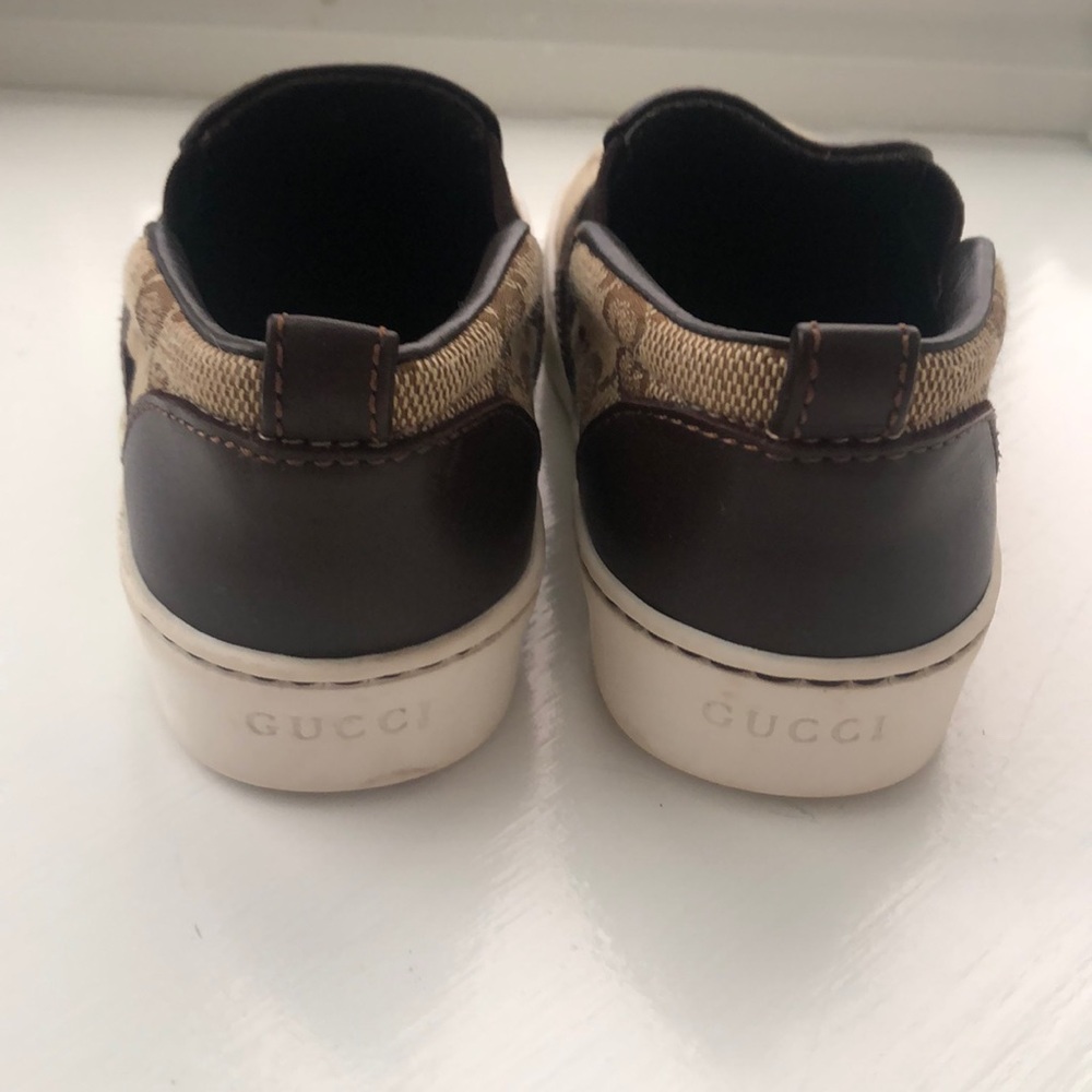 Gucci Monogram Slip On Loafers - Picture 2 of 5